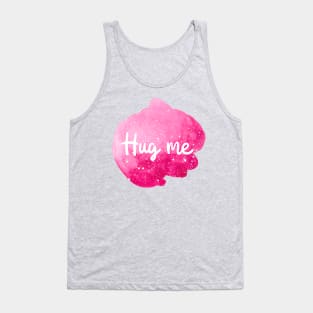 Hug Me Cosmic Art (Pink Sky Starry Skies Rose Watercolor) Tank Top